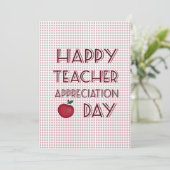 先生鑑賞日 サンキューカード (スタンド正面)