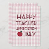 先生鑑賞日 サンキューカード (正面/裏面)