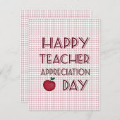 先生鑑賞日 サンキューカード (正面/裏面)