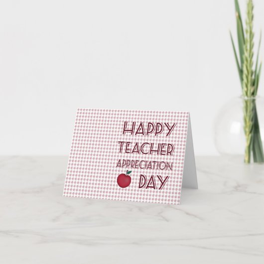 先生鑑賞日 サンキューカード (正面)