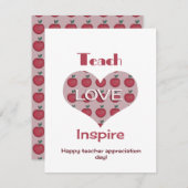 先生鑑賞日 サンキューカード (正面/裏面)