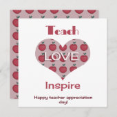 先生鑑賞日 サンキューカード (正面/裏面)