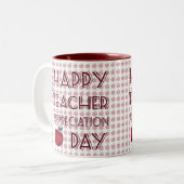 先生鑑賞日 ツートーンマグカップ (正面左)