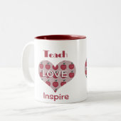 先生鑑賞日 ツートーンマグカップ (正面左)