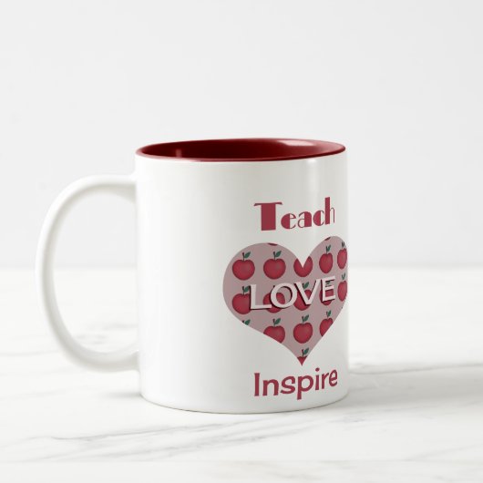 先生鑑賞日 ツートーンマグカップ (左)