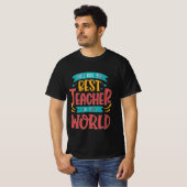 先生鑑賞最高の引用文先生 Tシャツ (正面フル)