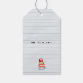 先生鑑賞格言と書籍 ギフトタグ (裏面)