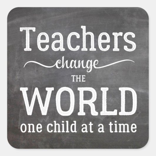 先生鑑賞用カルクボードタイポグラフィ引用文 スクエアシール (正面)