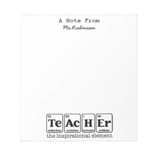 先生鑑賞科学テーマ文房具 ノートパッド