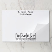 先生鑑賞科学テーマ文房具 ペーパーパッド (折り畳み)