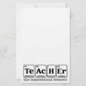 先生鑑賞科学テーマ文房具 便箋 (裏面)