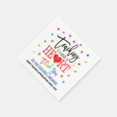 先生鑑賞週間パーティーデコールペーパーナプキン スタンダードカクテルナプキン (角)