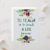 先生鑑賞週間先生引用文タイポグラフィ カード (正面/裏面インサイチュ)