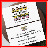 先生鑑賞鉛筆テーマ 名刺