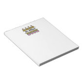 先生鑑賞鉛筆新学期 ノートパッド (アングル)