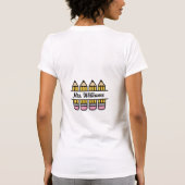 先生鑑賞鉛筆新学期 Tシャツ (裏面)