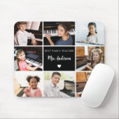先生鑑賞音楽オフィスフォトコラージュ マウスパッド (マウス)