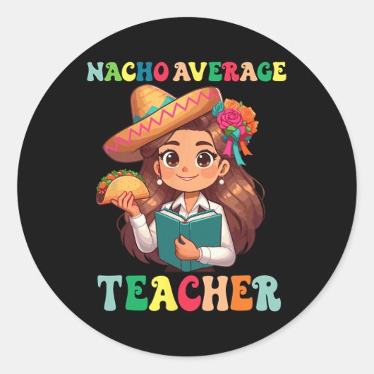 先生鑑賞鼻長平均先生チンコD ラウンドシール (正面)