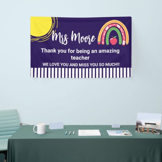 先生鑑賞 横断幕 (トレードショー)