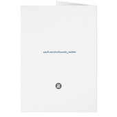 先生開花サンキューカード (裏面)