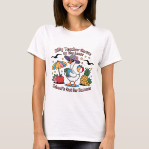 先生間抜けグースシャツ スクールズアウトティー Tシャツ