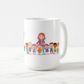 先生隊 コーヒーマグカップ (正面右)