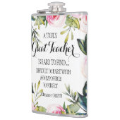 先生離れ退職のお別れ感謝していのギフト フラスク (左)