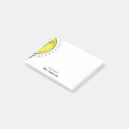 先生電球学校 ポストイット