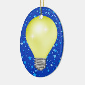 先生電球 セラミックオーナメント (左)