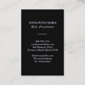 *~*先生霊気マスターシンボルグリッター 名刺 (裏面)