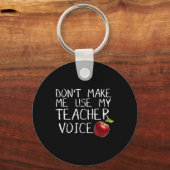 先生音声おもしろいを使わない キーホルダー (裏面)