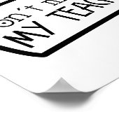 先生音声バブル教育 ポスター (角)