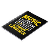 先生音楽は私の第二言語である ノートブック (左側)