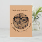 先生頭が切れるワンクッキーサンキューカード サンキューカード (スタンド正面)