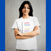 先生頭字語おもしろい先生評価 Tシャツ