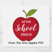 先生食後のスナックビール ビールラベル (シングルラベル)