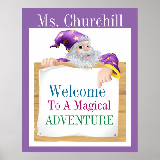 先生魔法ポスター – SRF ポスター (正面)