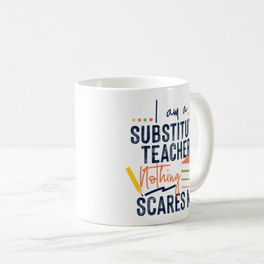 先生1年生Iは代替先生 コーヒーマグカップ (正面右)