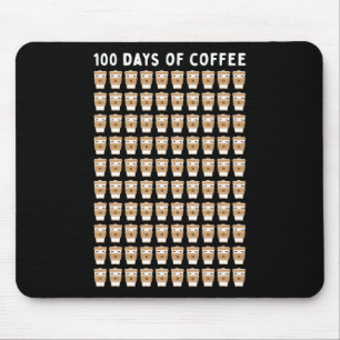 先生100コーヒーカップ100日学校 マウスパッド