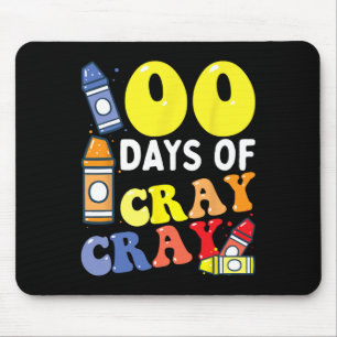 先生100日Cray Cray 100th Day Of School Boy マウスパッド