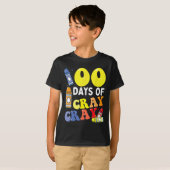 先生100日Cray Cray 100th Day Of School Boy Tシャツ (正面フル)