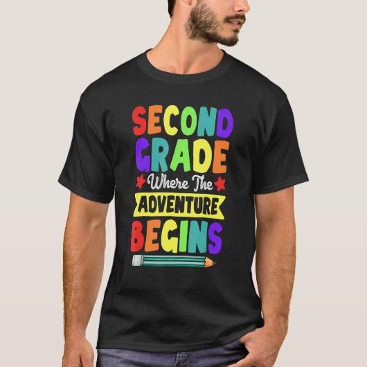 先生2年生の冒険が始まる Tシャツ (正面)