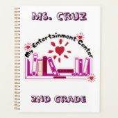 先生2級カスタム級 プランナー手帳 (正面)