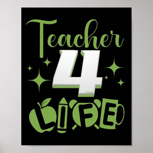 先生4ライフ#teacherライフ ポスター (正面)