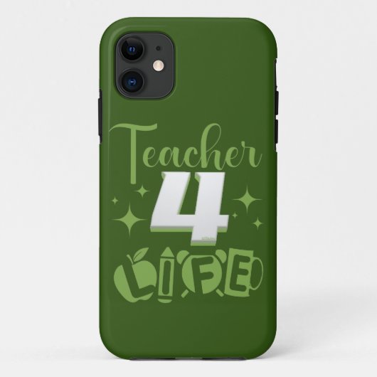 先生4ライフ#teacherライフ Case-Mate iPhoneケース (裏面)