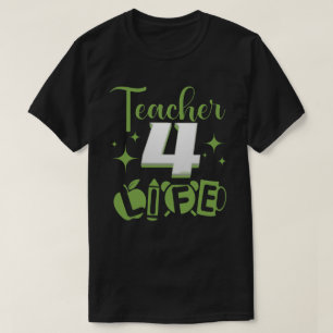 先生4ライフ#teacherライフ tシャツ