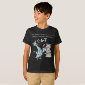 先生67 1週間に何晩読書すべきですか 再 Tシャツ (正面フル)