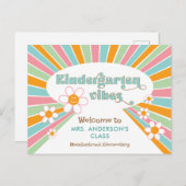 先生70年代レトロへようこそ ポストカード (正面/裏面)