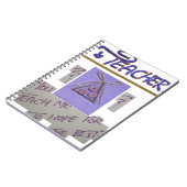 先生、あなたが私に最高の芸術を望むことを教えてくれる ノートブック (左側)