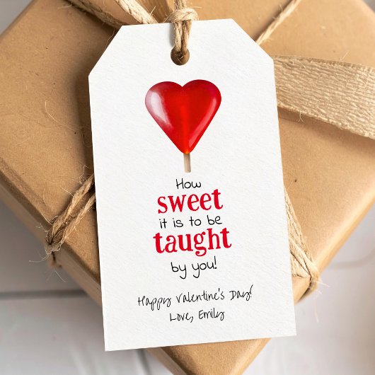 先生、あなたに教えていただくのはなんて素敵なことでしょう ギフトタグ